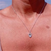 Vicenza - Piazzetta Palladio 2 - Necklace Crivelli Woman Acquamarina in White Gold Acquamarina 1.26 Ct 372-3009 - 372-3009